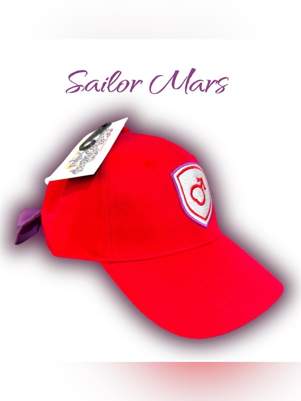 Pretty Guardian Sailor Moon Sailor Mars Symbol & Bow Ball Cap